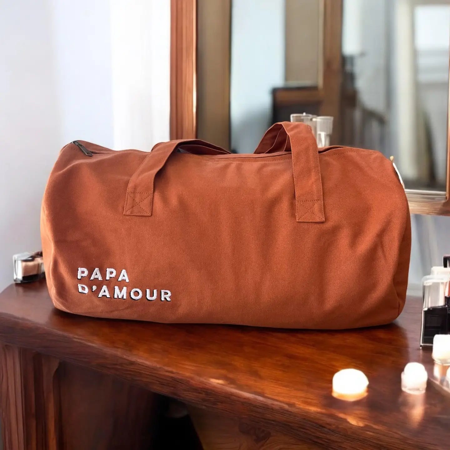 Grand sac polochon cuivre | Family impact stories