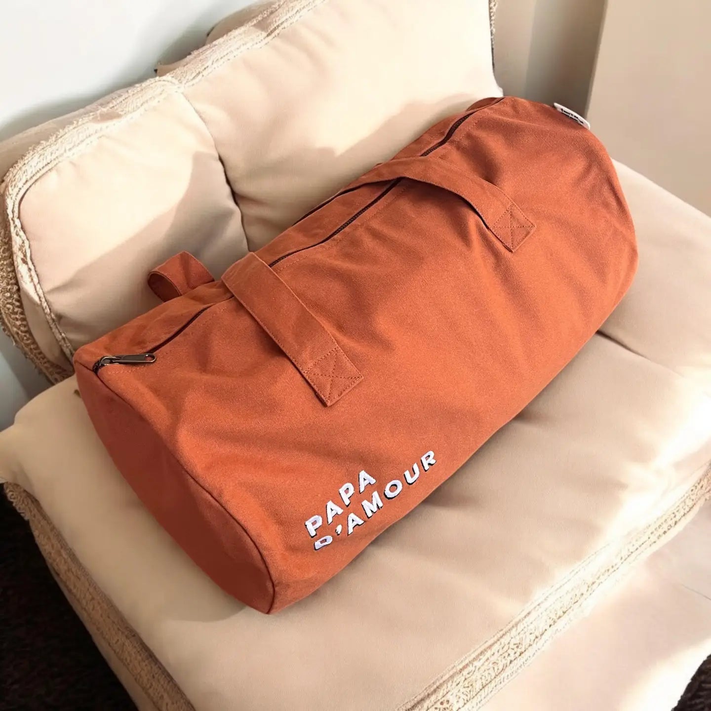 Grand sac polochon cuivre | Family impact stories