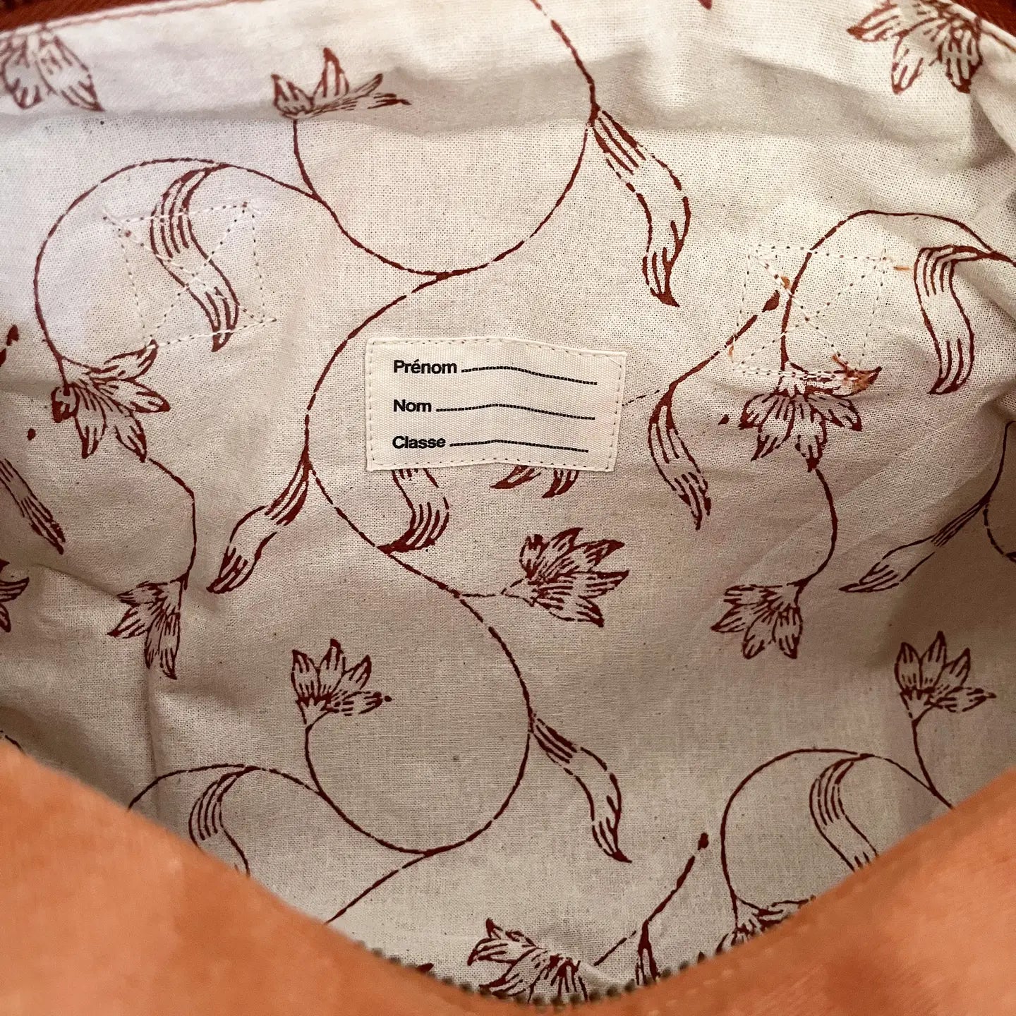 Mini sac polochon rose - chocolat | Family impact stories