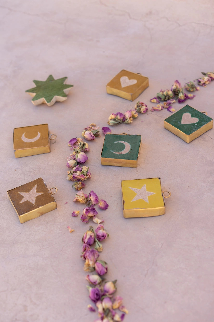 Carreau décoratif - symbole lune | Nomad by Liv