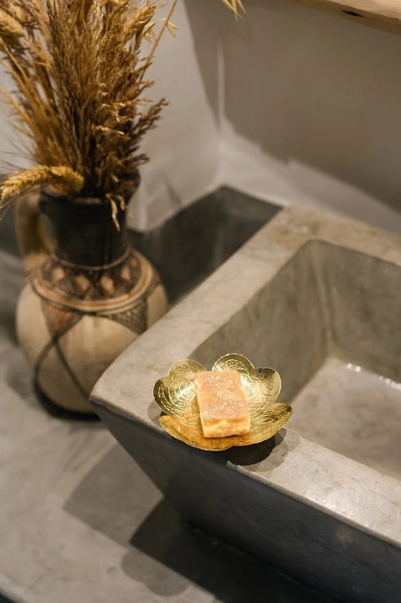 Porte-savon fleur